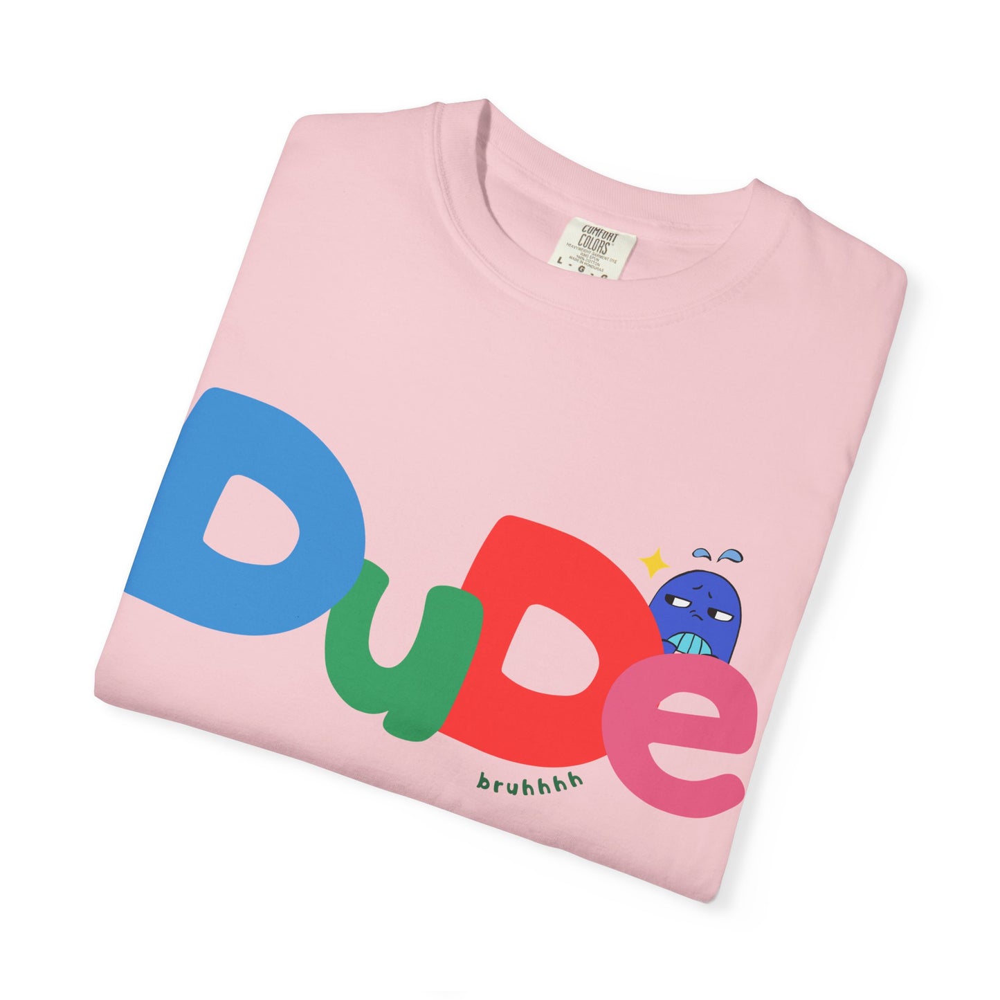 Dude Color-Block Graphic T-Shirt