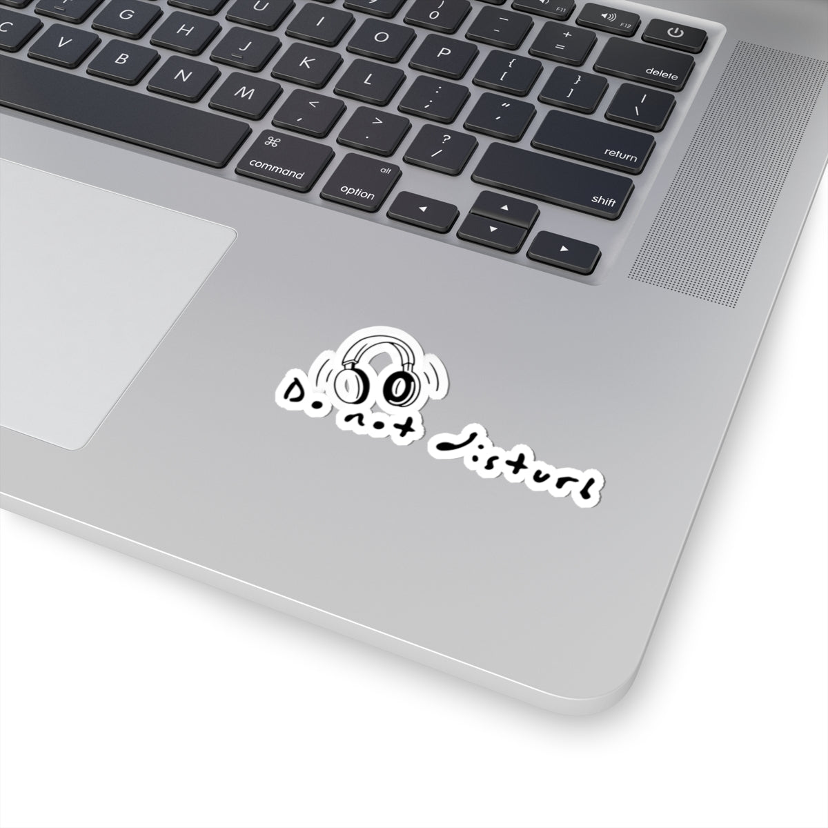 Do Not Disturb Headphones Sticker — Laptop & Water Bottle Kiss-Cut Decal