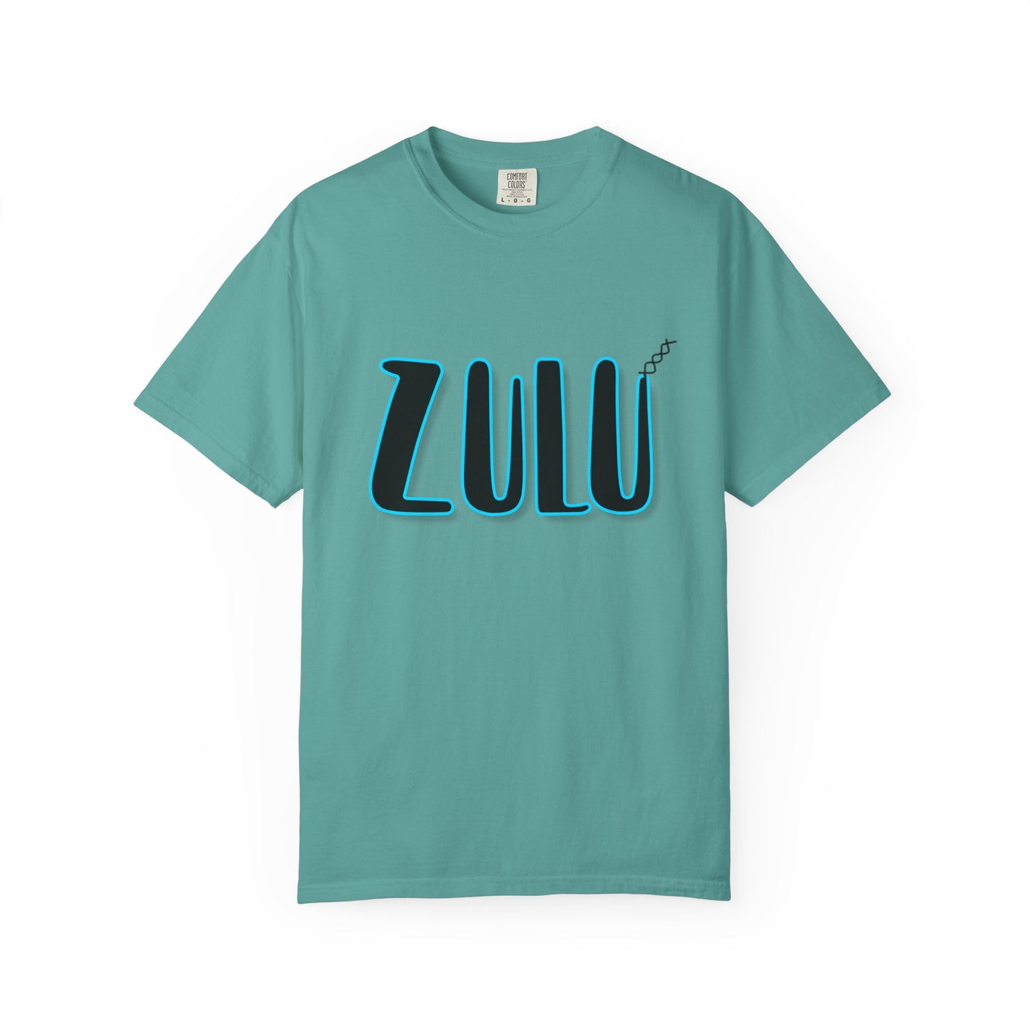 Zulu Graphic T-Shirt — Bold 3D Lettering Tee