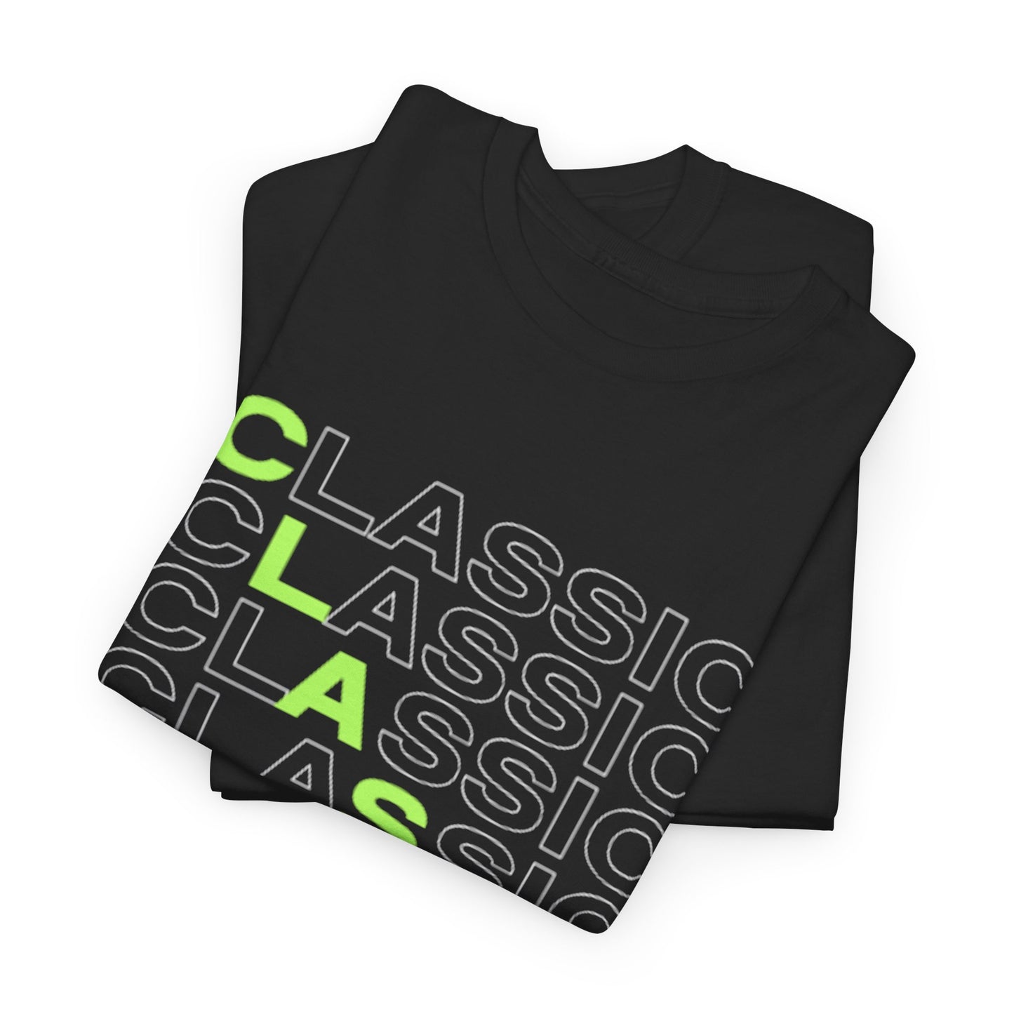 Classic Repeat Typography Tee | 'Never Out Of Style' Graphic Shirt