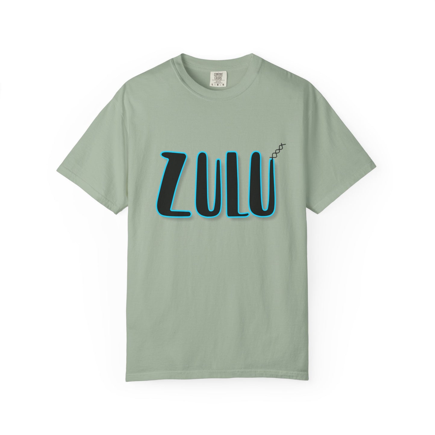 Zulu Graphic T-Shirt — Bold 3D Lettering Tee