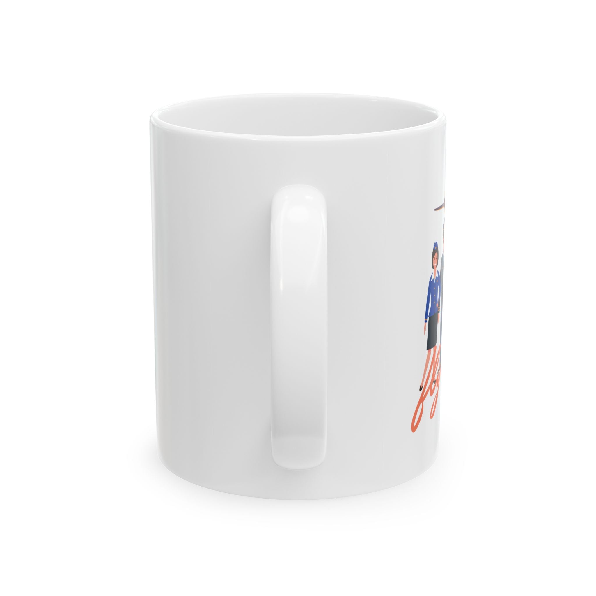 Graduate Girl Ceramic Mug — Congrats Grad 11oz & 15oz Coffee Cup