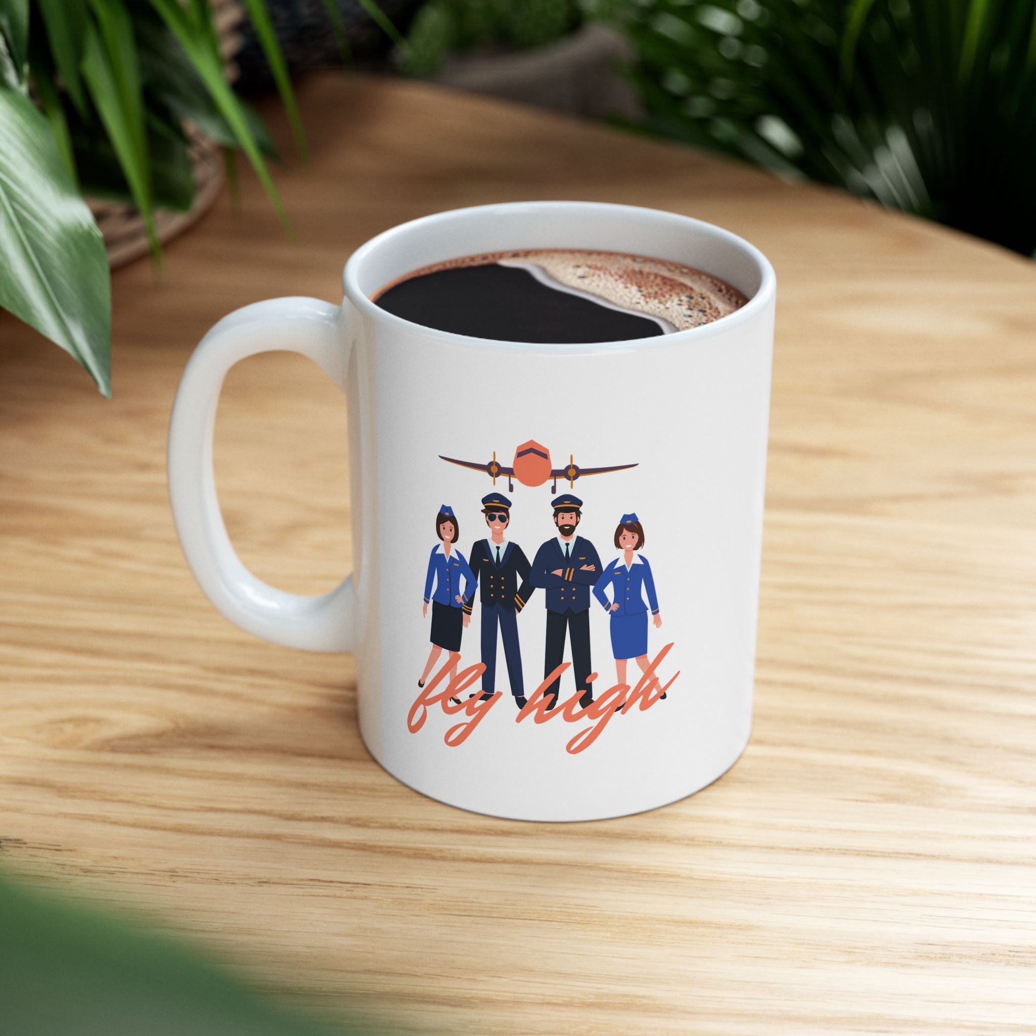 Graduate Girl Ceramic Mug — Congrats Grad 11oz & 15oz Coffee Cup