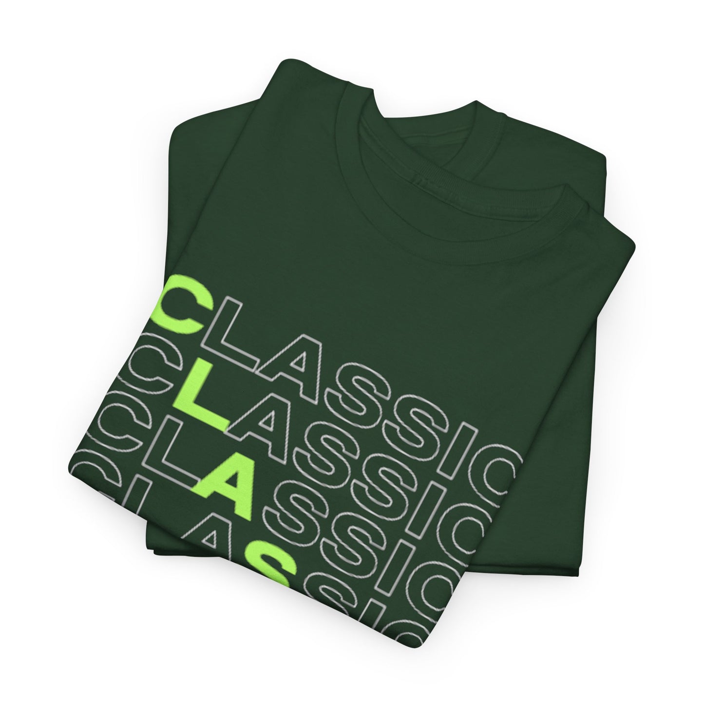 Classic Repeat Typography Tee | 'Never Out Of Style' Graphic Shirt