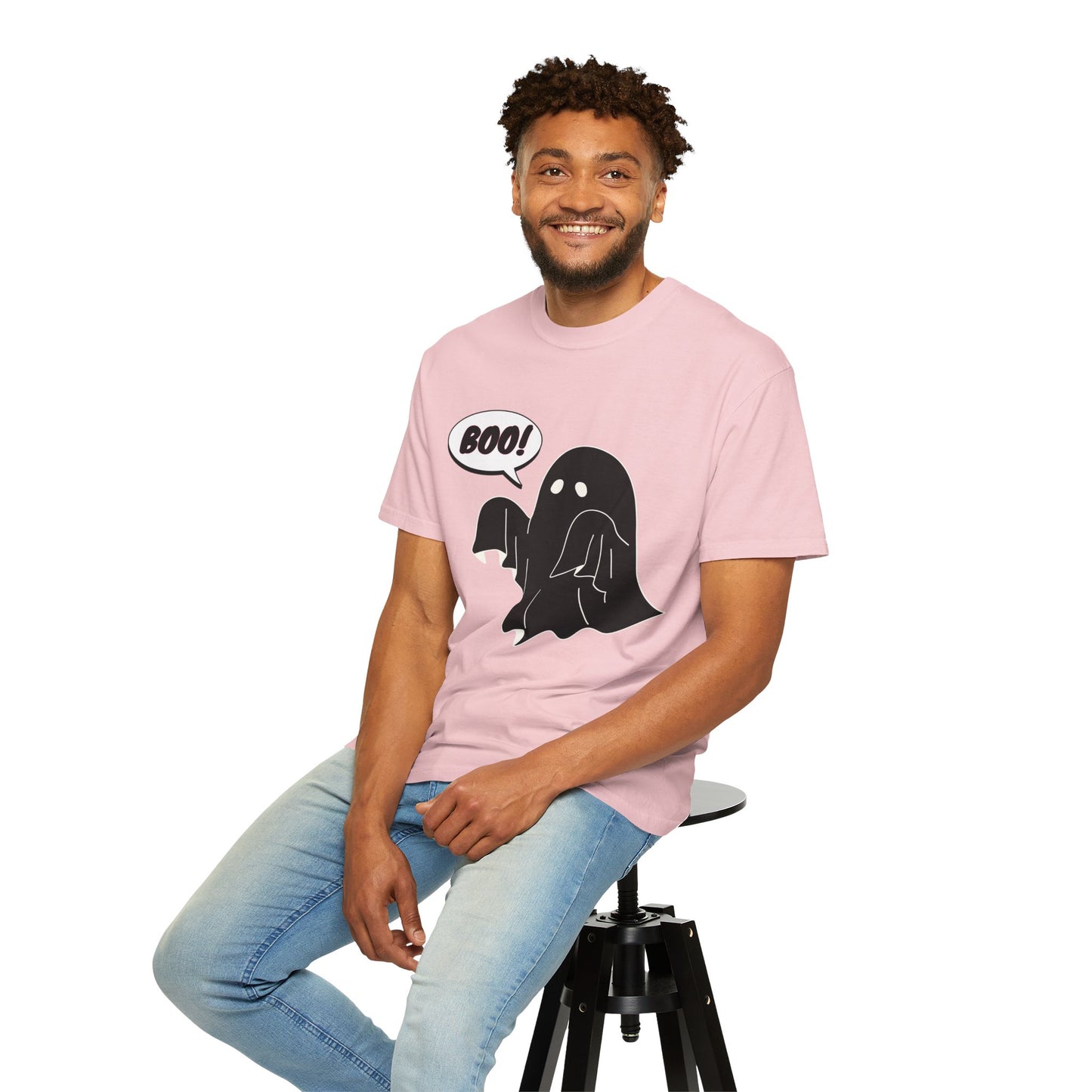 Boo! Cute Ghost T-Shirt — Halloween Spooky Graphic Tee