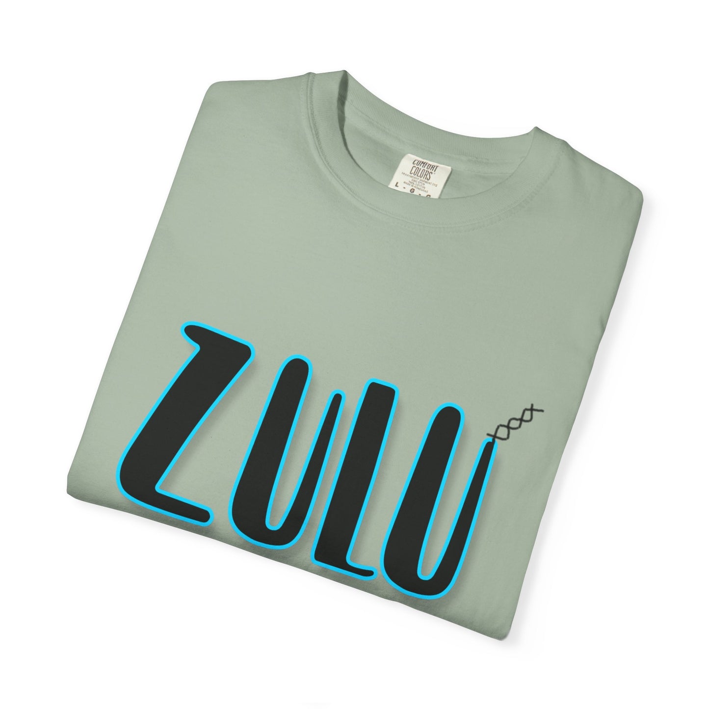 Zulu Graphic T-Shirt — Bold 3D Lettering Tee