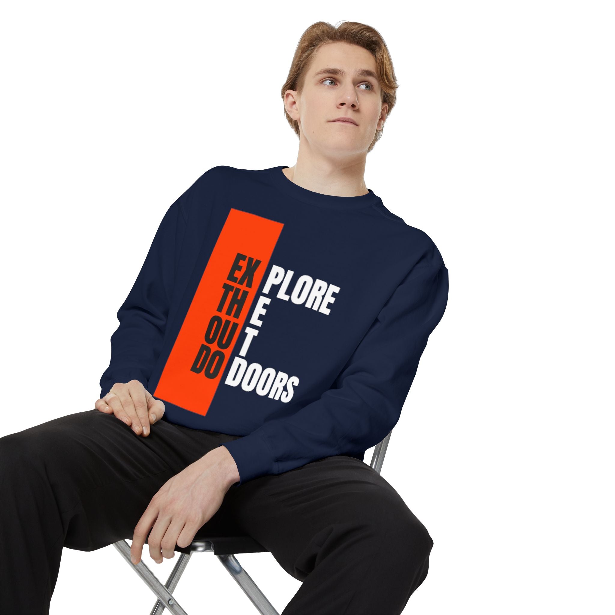 Explore The Outdoors Sweatshirt — Adventure Graphic Crewneck