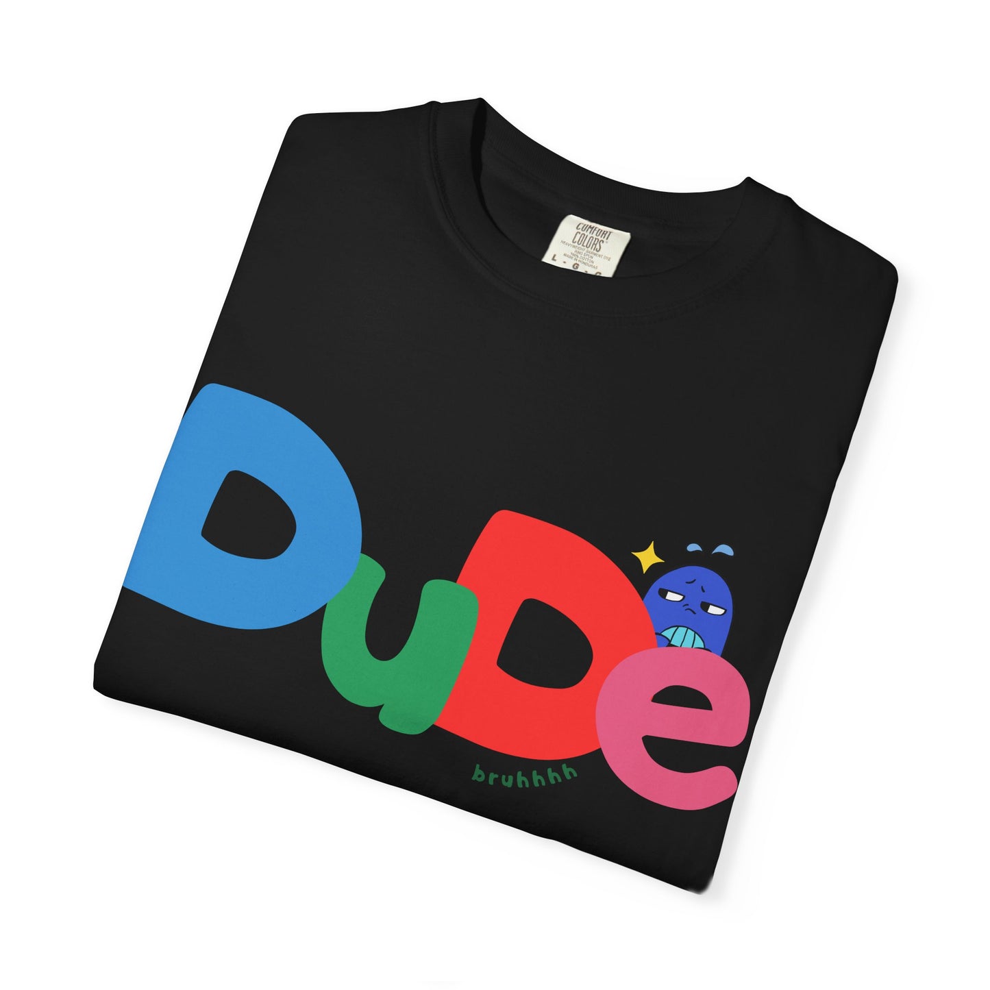 Dude Color-Block Graphic T-Shirt