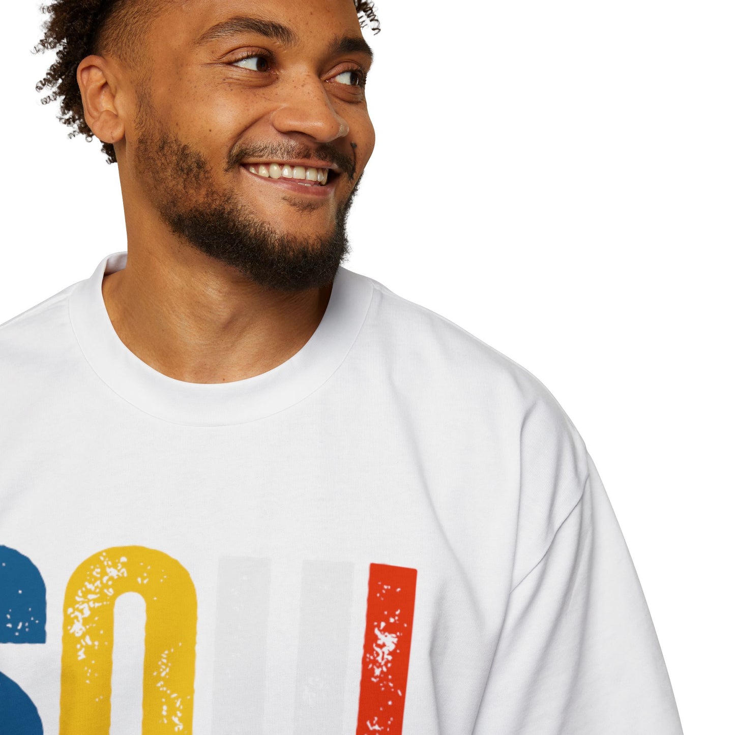 SOUL Retro Stripe T-Shirt — Vintage Distressed Graphic Tee