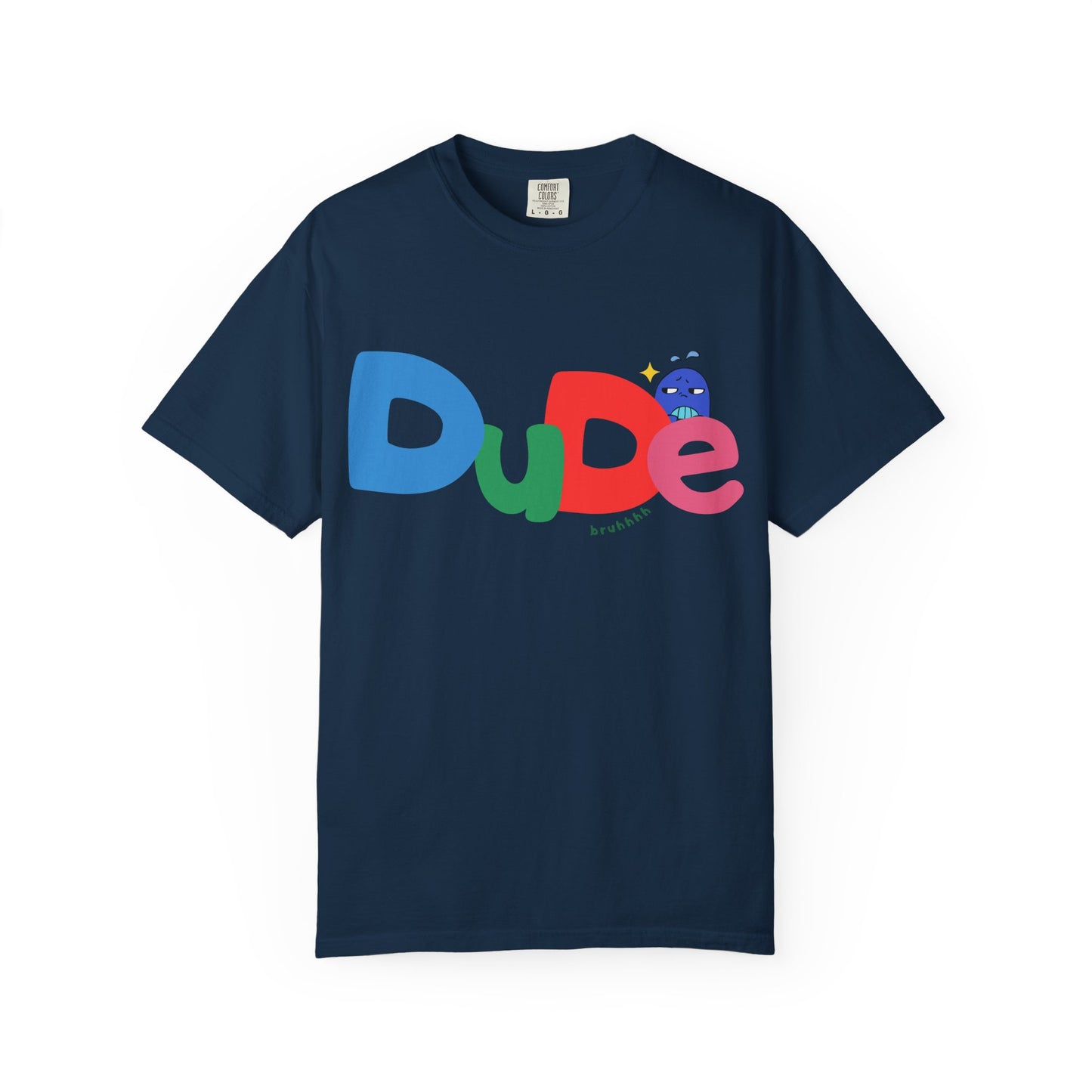 Dude Color-Block Graphic T-Shirt