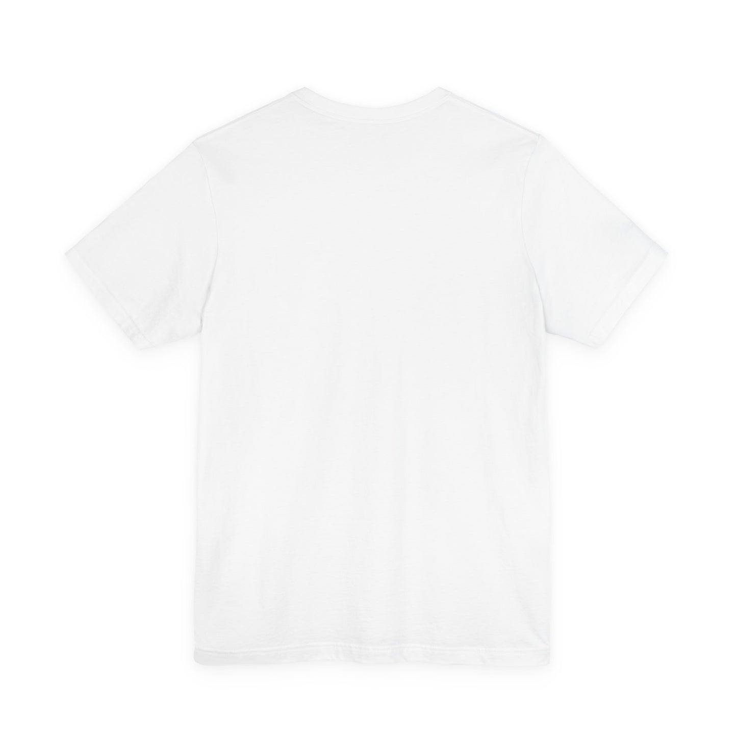 T-Shirt — Small Colorful Retro Stripe Chest Logo