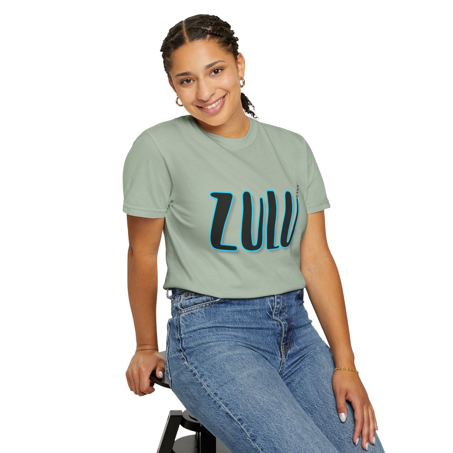 Zulu Graphic T-Shirt — Bold 3D Lettering Tee