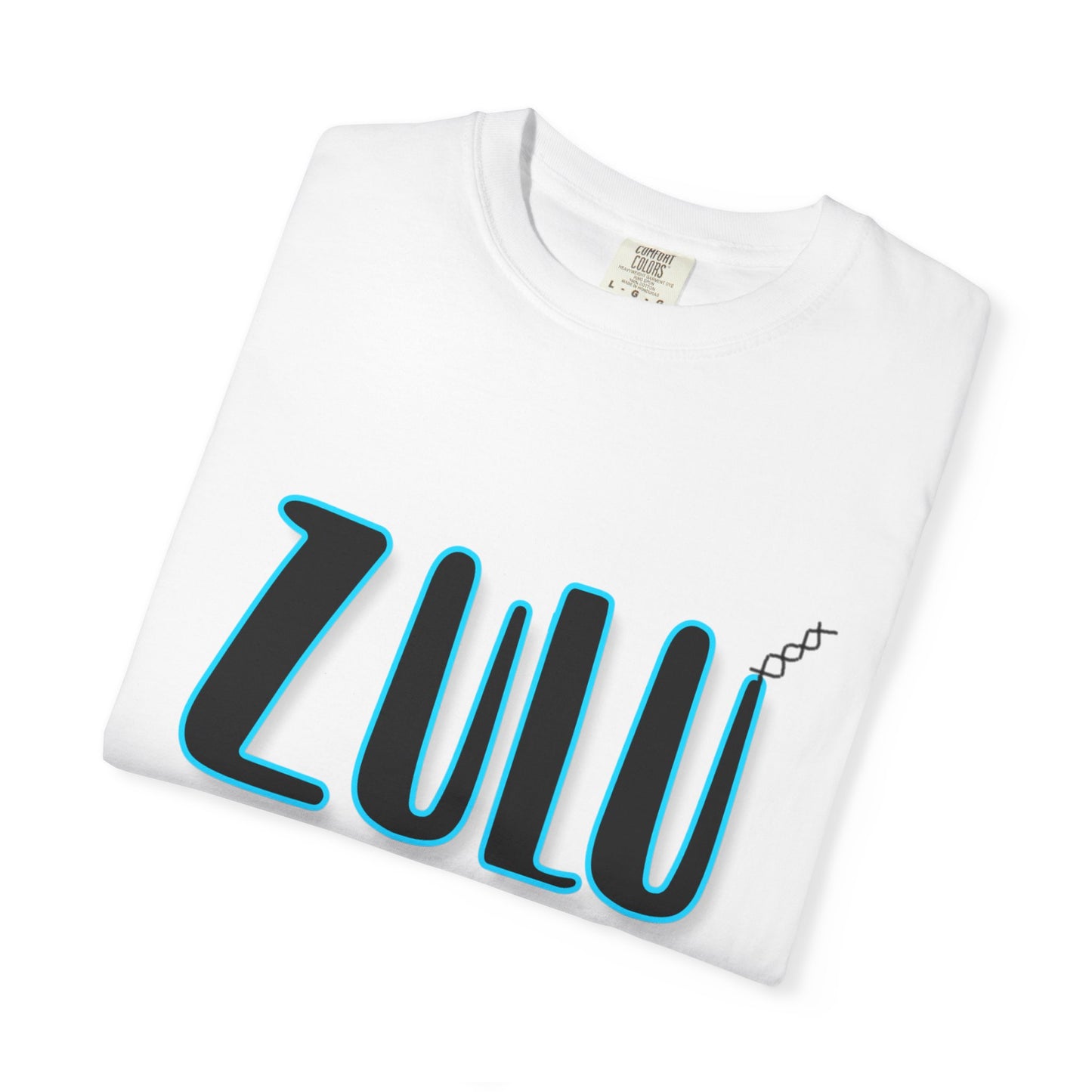 Zulu Graphic T-Shirt — Bold 3D Lettering Tee