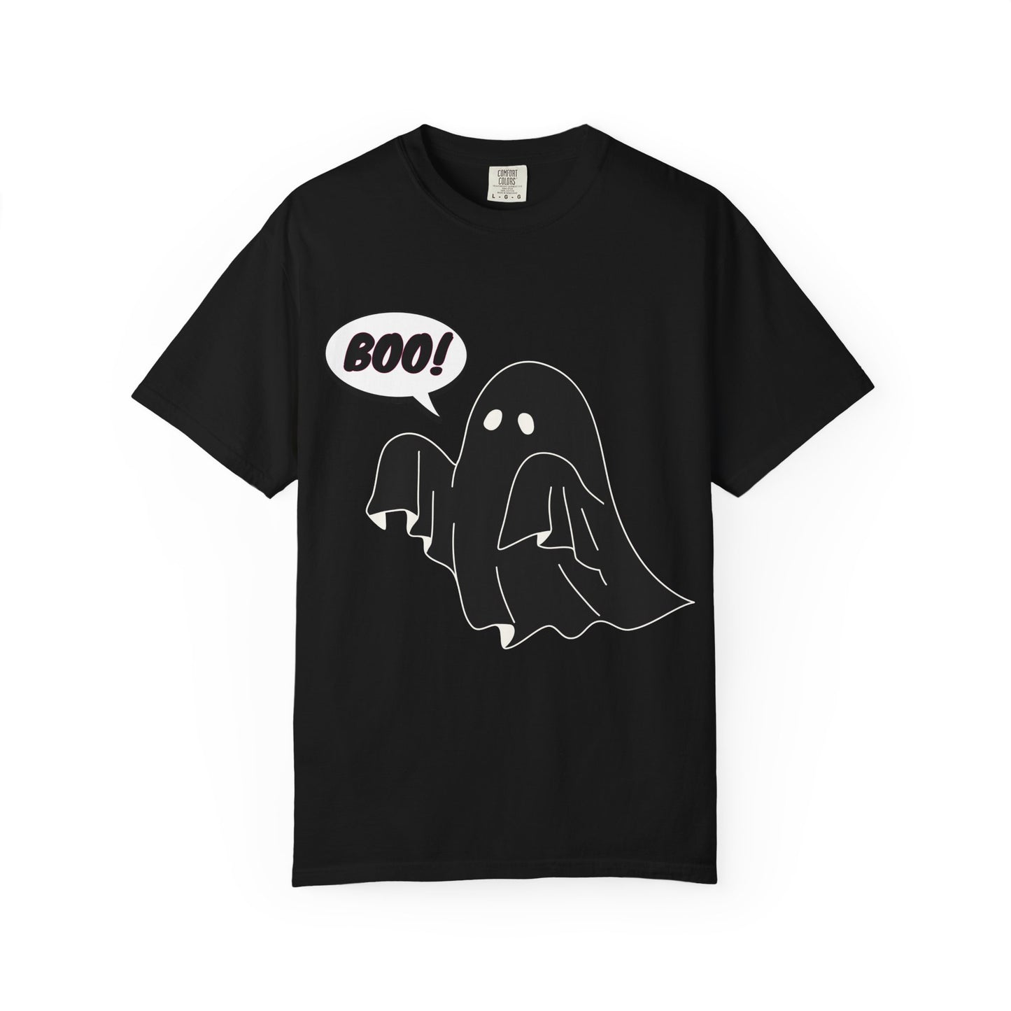 Boo! Cute Ghost T-Shirt — Halloween Spooky Graphic Tee