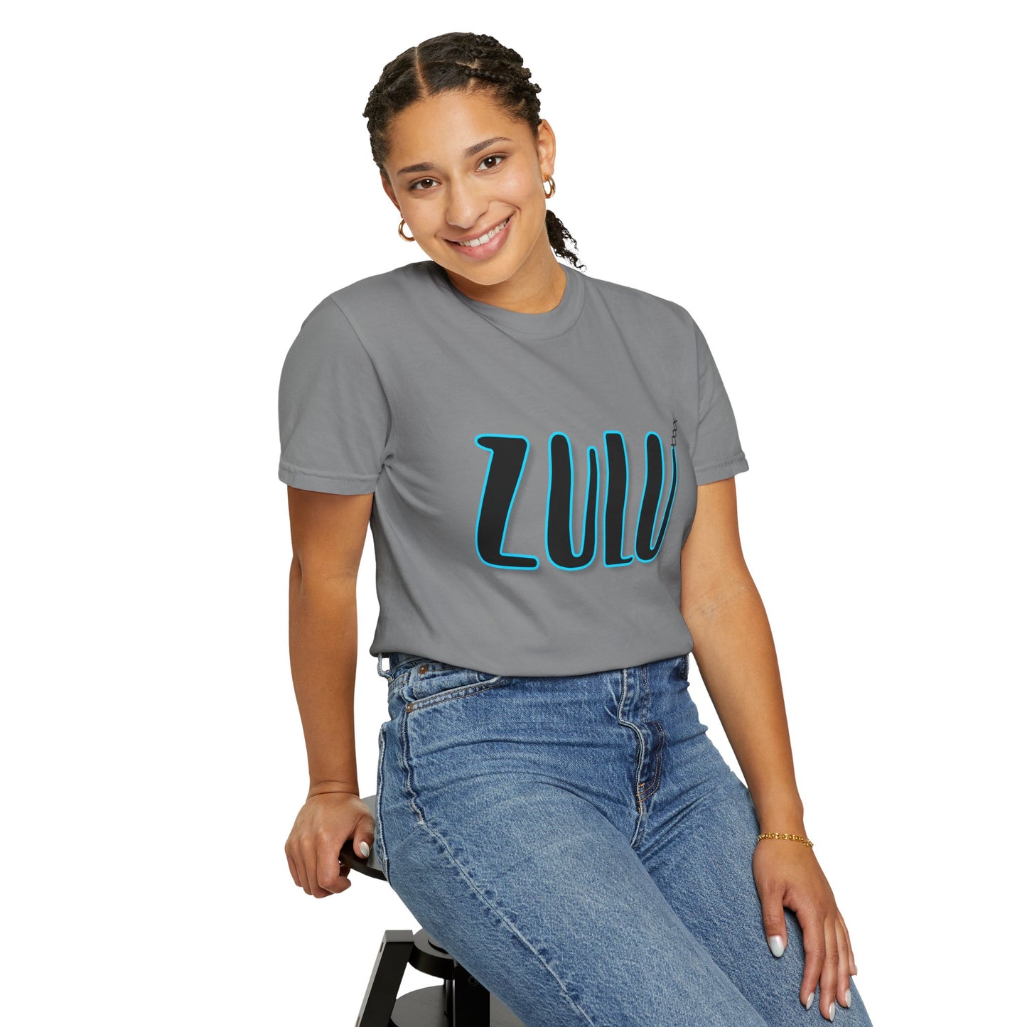 Zulu Graphic T-Shirt — Bold 3D Lettering Tee