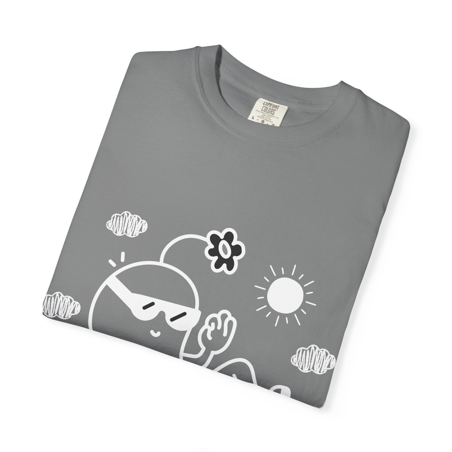 Chill Mode On T-Shirt — Relaxed Graphic Tee with Laid-Back Character