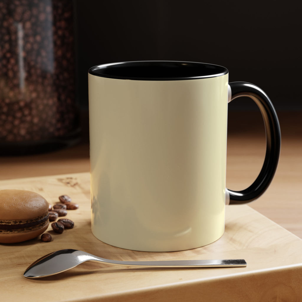 Sunflower Heart Coffee Mug — "Live Wild, Fly Free" Accent Ceramic Mug