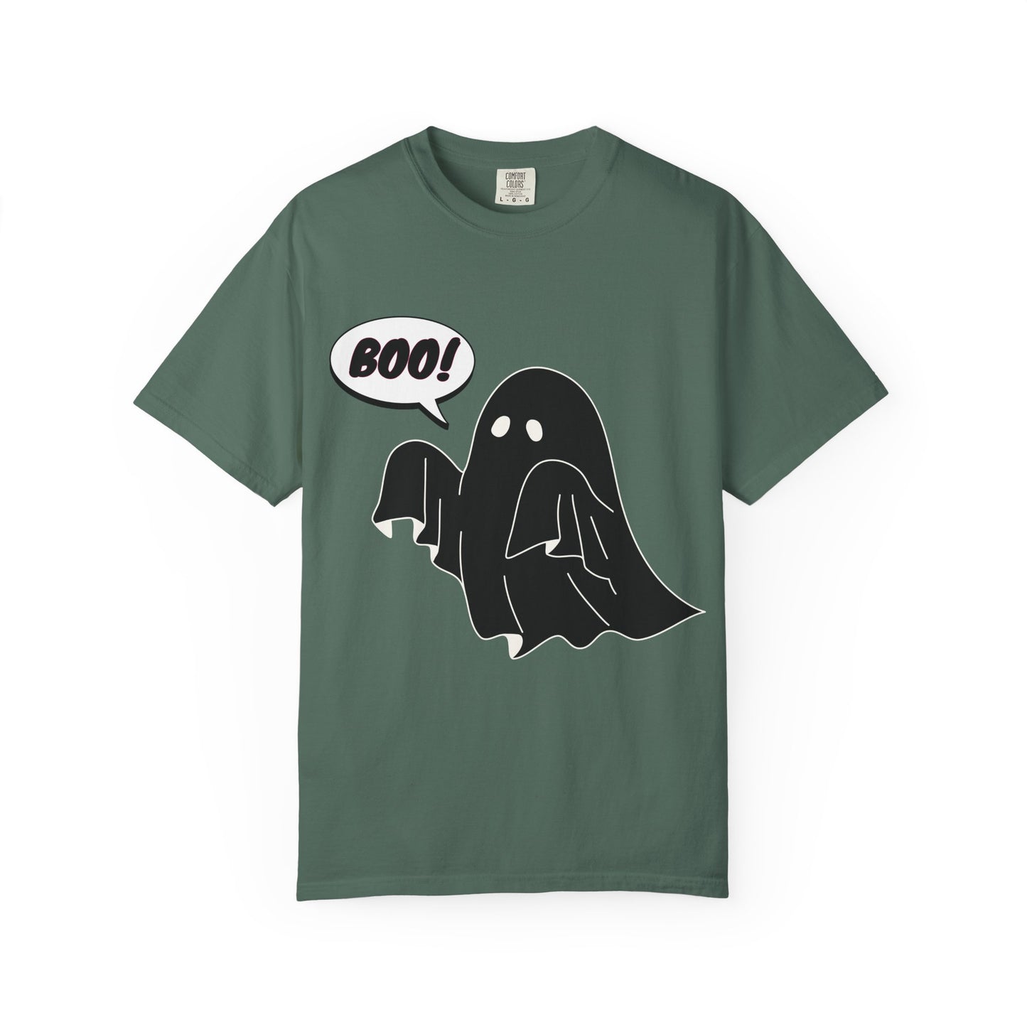 Boo! Cute Ghost T-Shirt — Halloween Spooky Graphic Tee