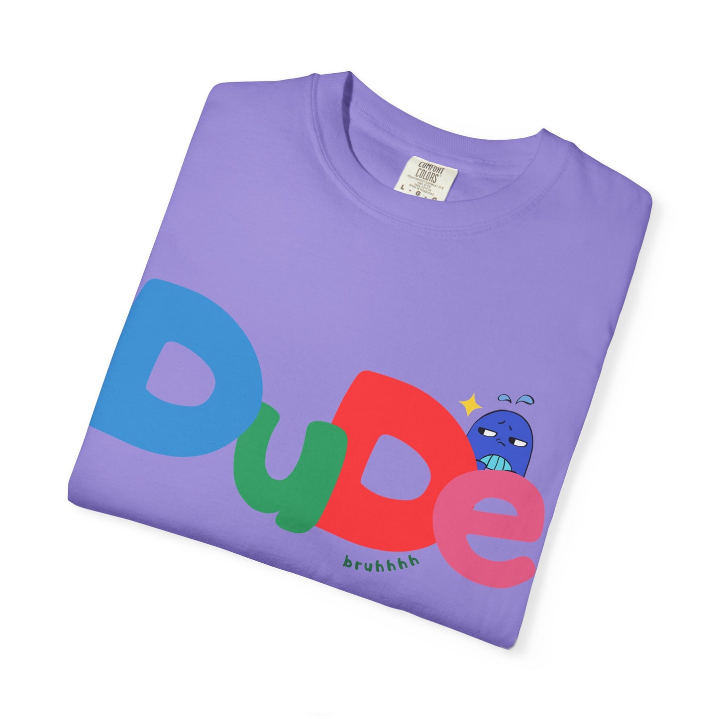 Dude Color-Block Graphic T-Shirt