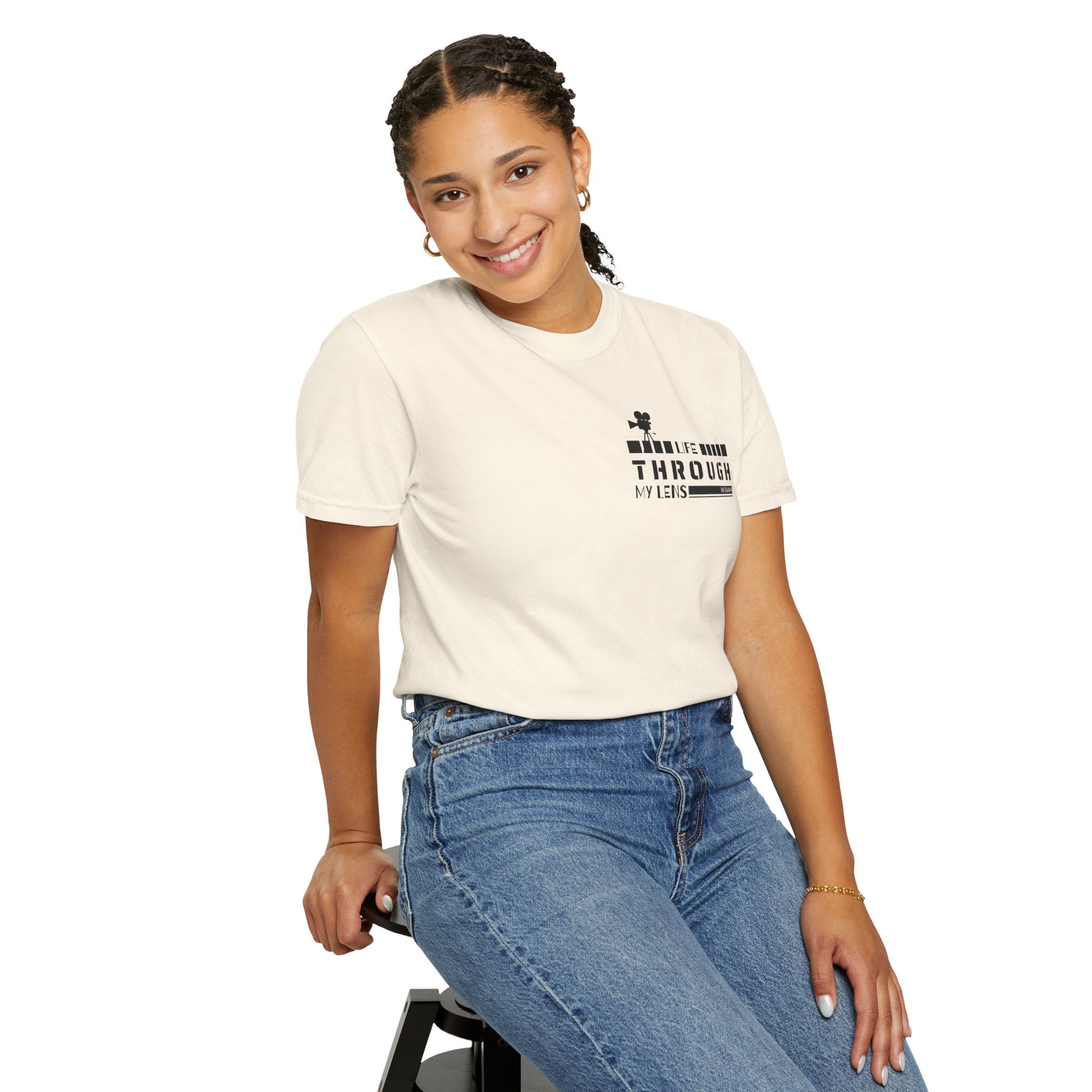 Through Myers T-Shirt — Minimalist Graphic Tee with 'Through Myers' Text